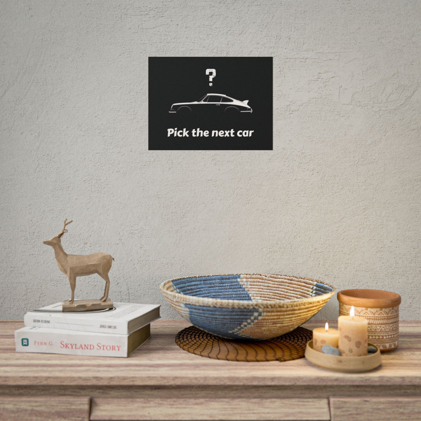 Pick your favourite car and we'll do the rest - Rolled Poster