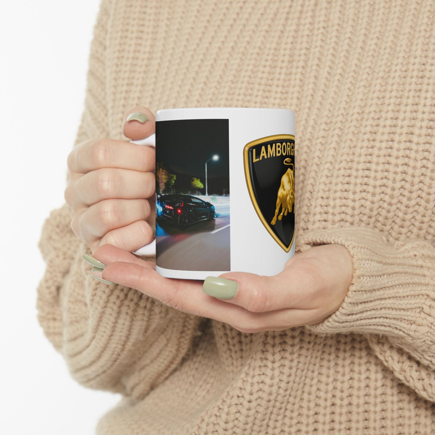 Lamborghini Aventador SVJ - White Mug