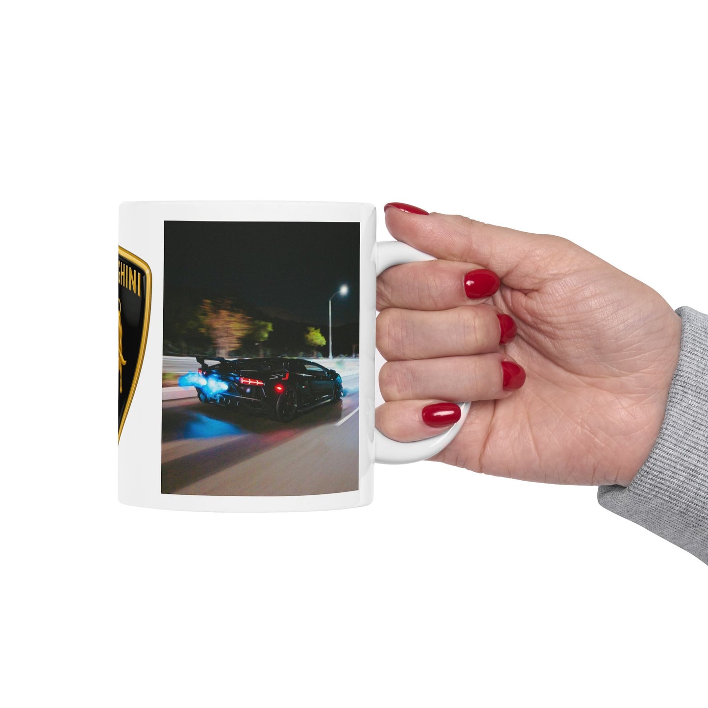 Lamborghini Aventador SVJ - White Mug