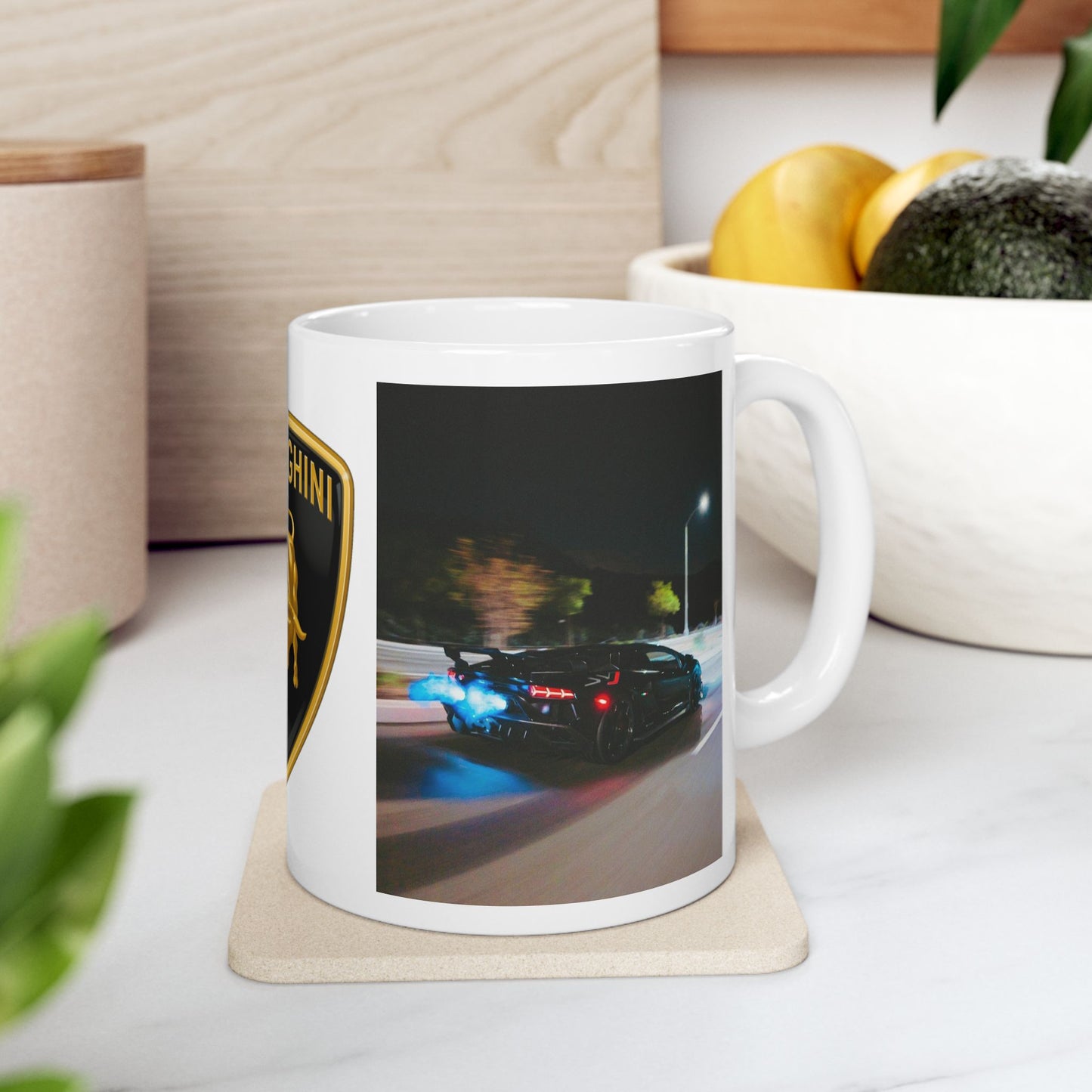 Lamborghini Aventador SVJ - White Mug